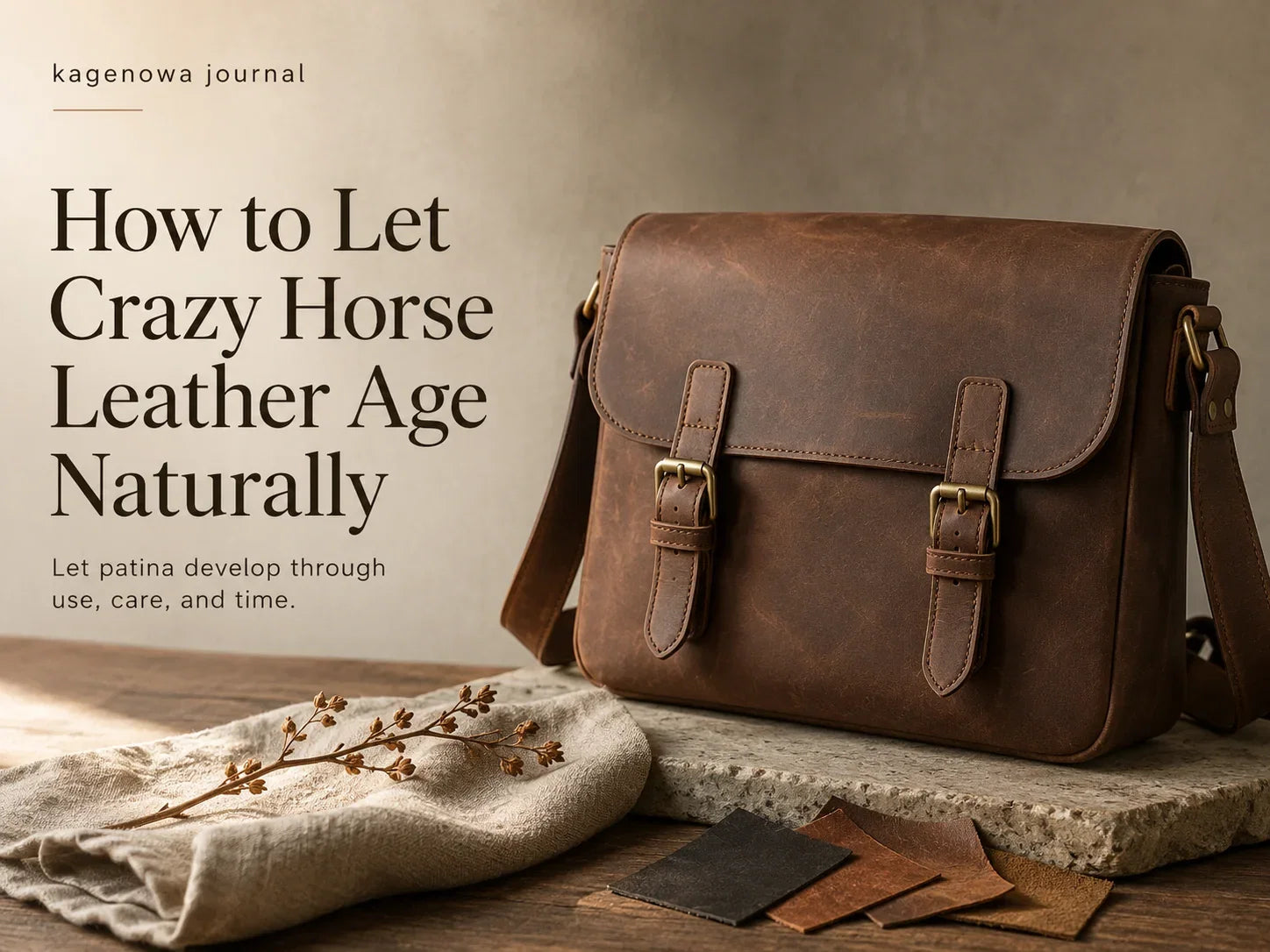 How to Let Crazy Horse Leather Age Naturally