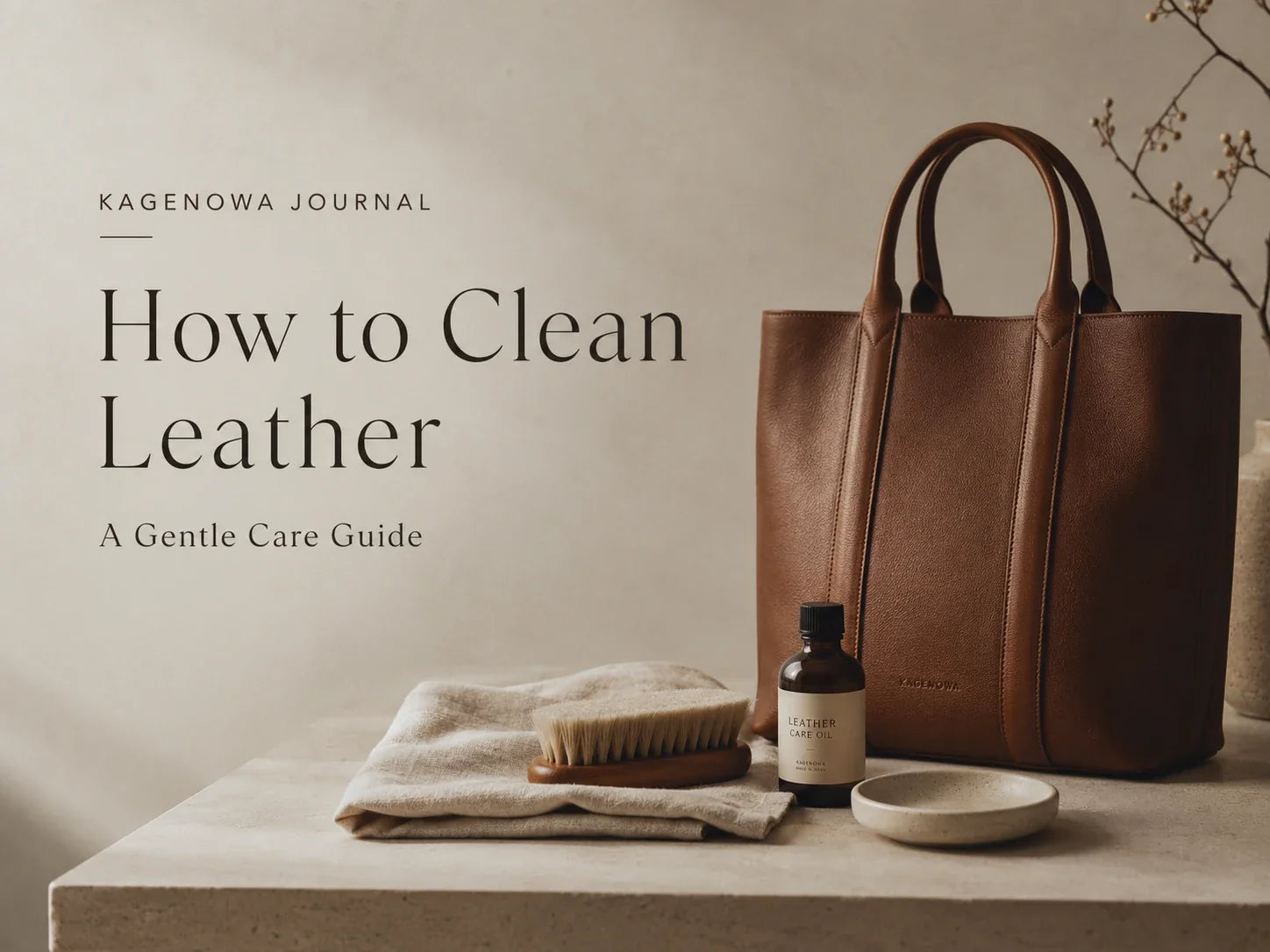How to Clean Leather: A Gentle Care Guide
