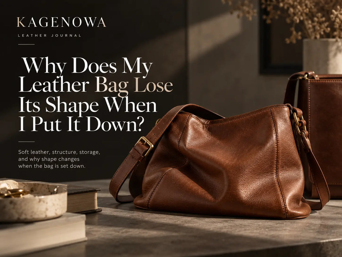 Why Does My Leather Bag Lose Its Shape When I Put It Down?