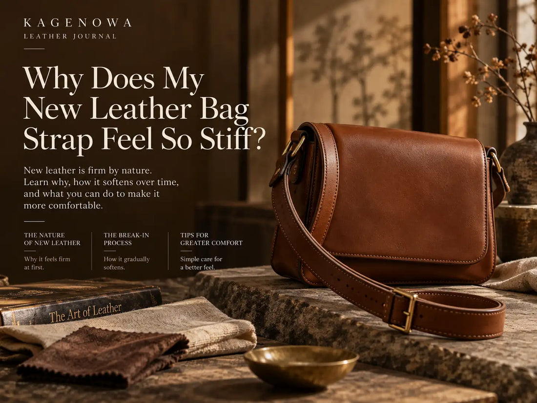 Why Does My New Leather Bag Strap Feel So Stiff?