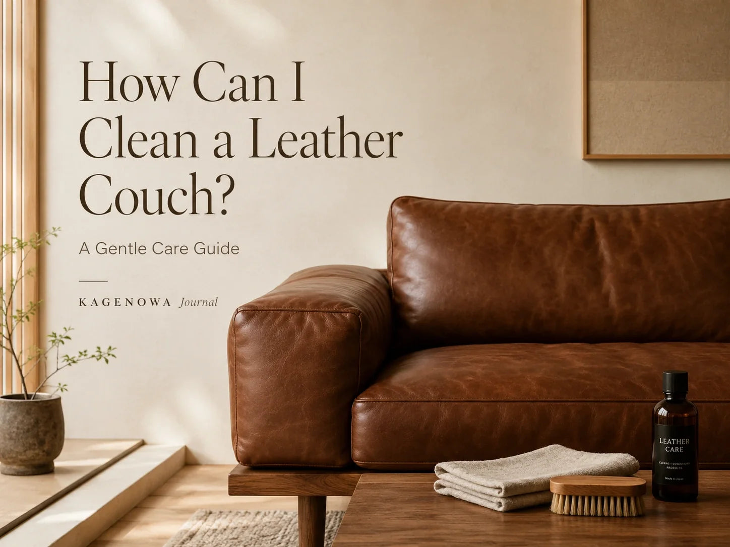 How Can I Clean a Leather Couch? A Gentle Care Guide
