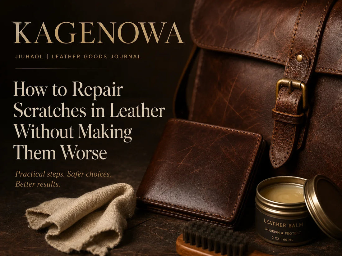 How to Repair Scratches in Leather Without Making Them Worse