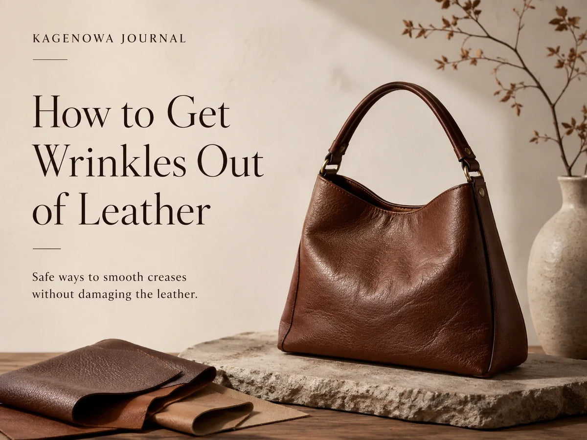 How to Get Wrinkles Out of Leather Without Damage