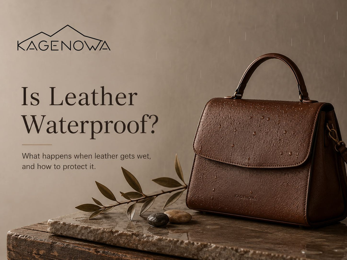 Is Leather Waterproof?