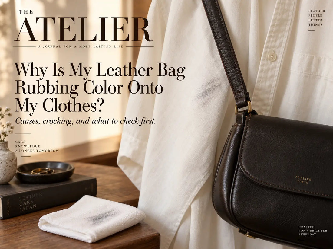 Why Is My Leather Bag Rubbing Color Onto My Clothes?