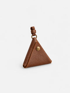 Modern Leather Necklace with Triangle Eyeglass Holder