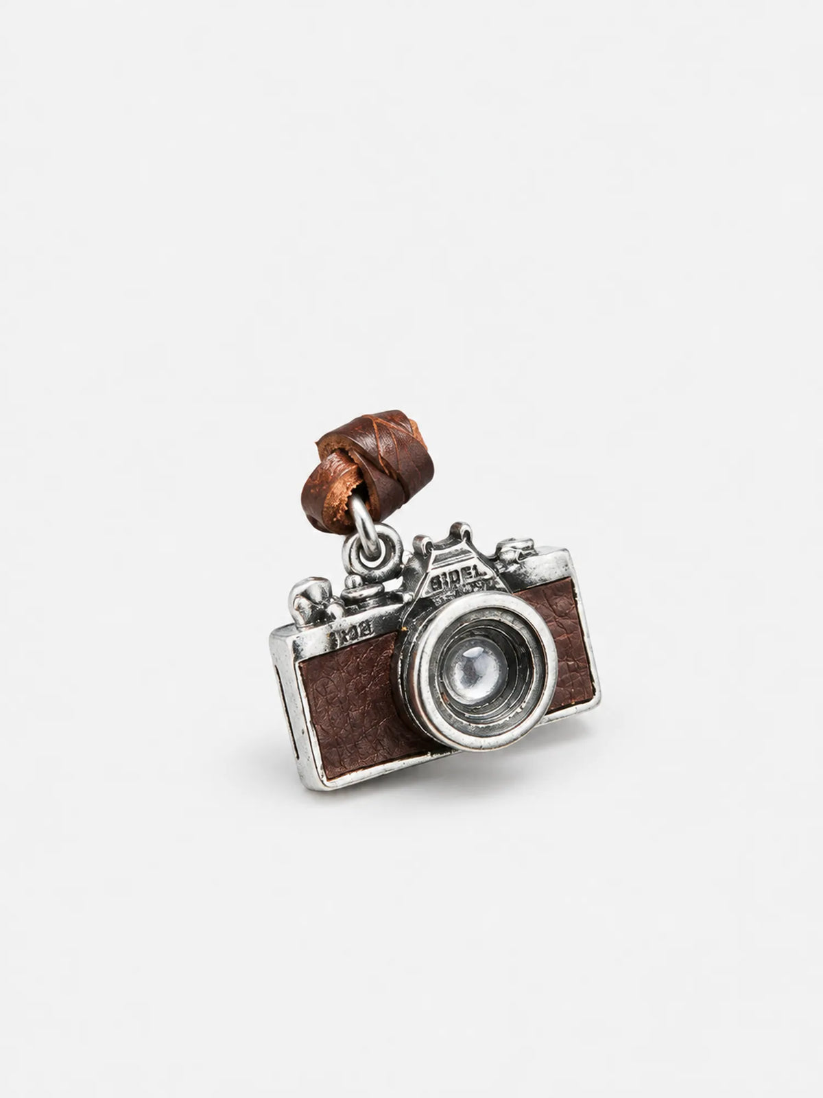 Vintage Camera Pendant Cord Necklace