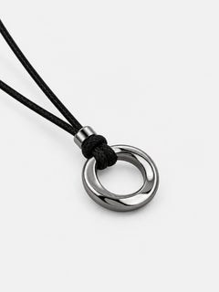 Möbius Peace Ring Pendant Necklace