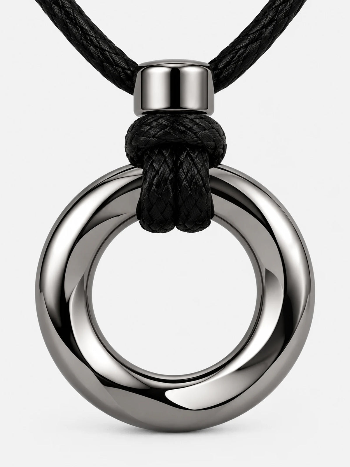 Möbius Peace Ring Pendant Necklace