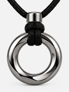 Möbius Peace Ring Pendant Necklace