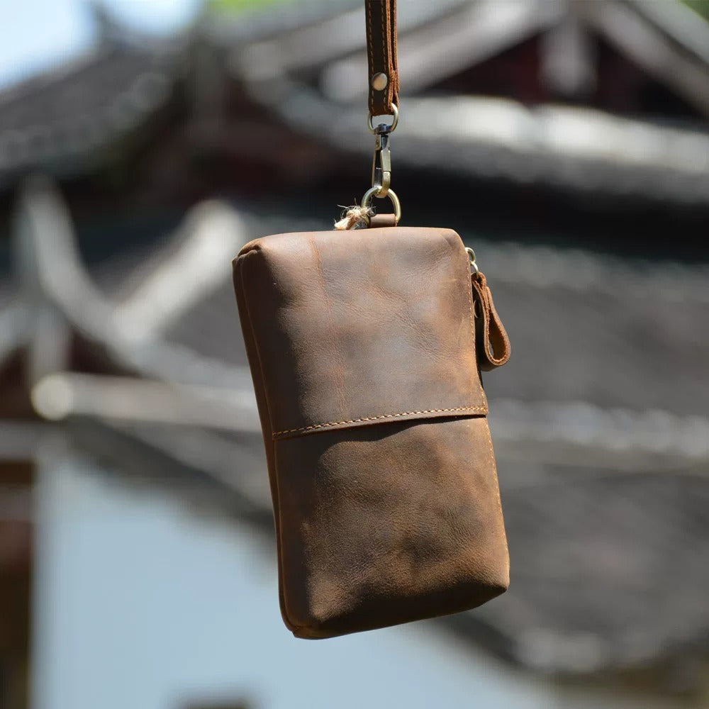 NAGI Compact Leren Clutch voor Heren