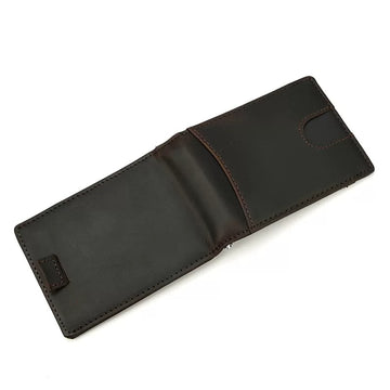 Portefeuille bifold pour homme en cuir avec protection RFID SENRI