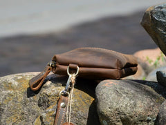 NAGI Compact Men’s Leather Clutch Bag