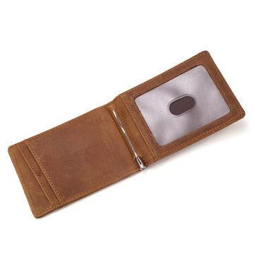Portefeuille bifold pour homme en cuir avec protection RFID SENRI