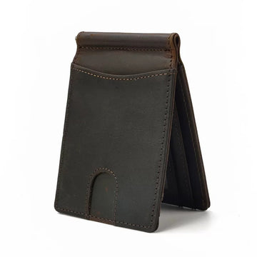 Portefeuille bifold pour homme en cuir avec protection RFID SENRI
