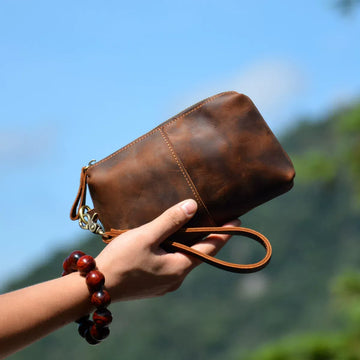 NAGI Compact Leren Clutch voor Heren
