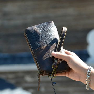 NAGI Compact Leren Clutch voor Heren