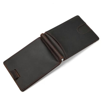 Portefeuille bifold pour homme en cuir avec protection RFID SENRI