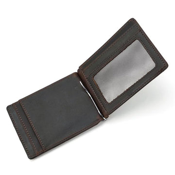Portefeuille bifold pour homme en cuir avec protection RFID SENRI