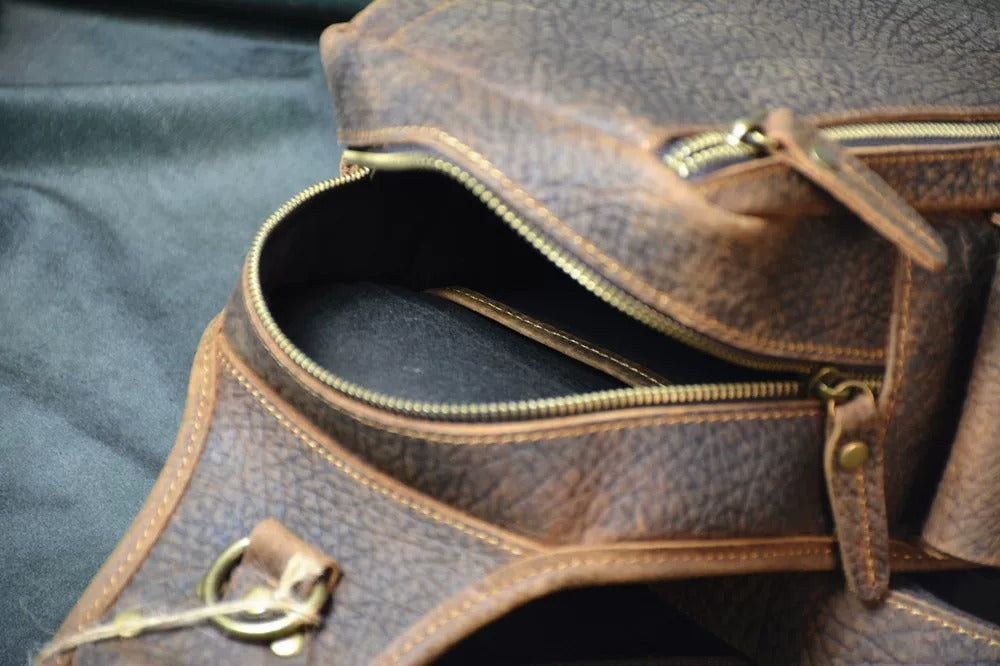 KODO Crazy Horse Leren Sling Bag