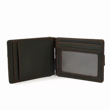 Portefeuille bifold pour homme en cuir avec protection RFID SENRI