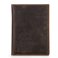 TABIBITO Crazy Horse Leather Passport Wallet