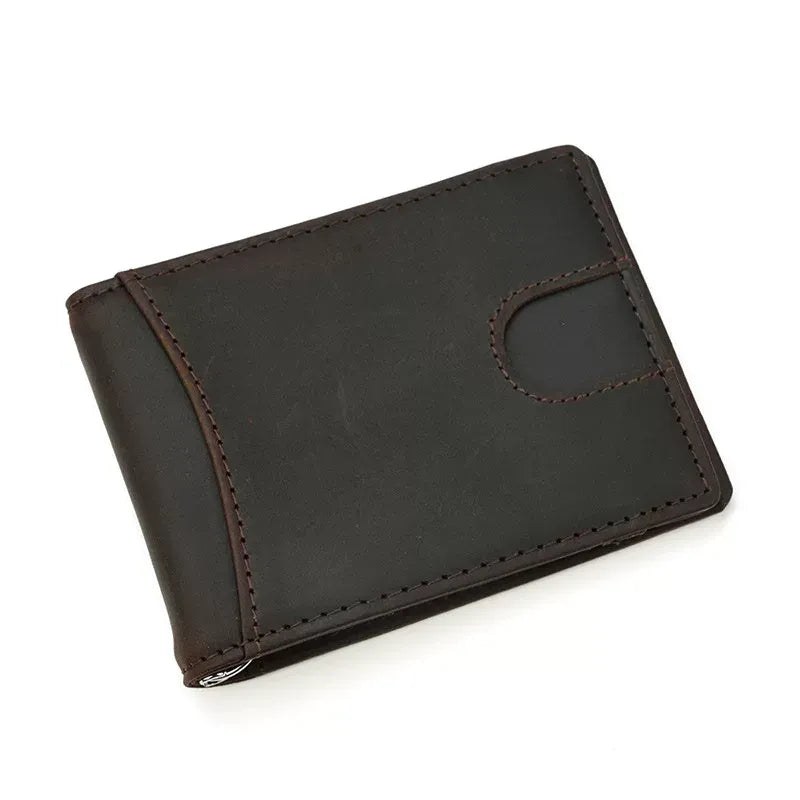 Portefeuille bifold pour homme en cuir avec protection RFID SENRI