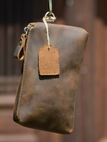 NAGI Compact Leren Clutch voor Heren