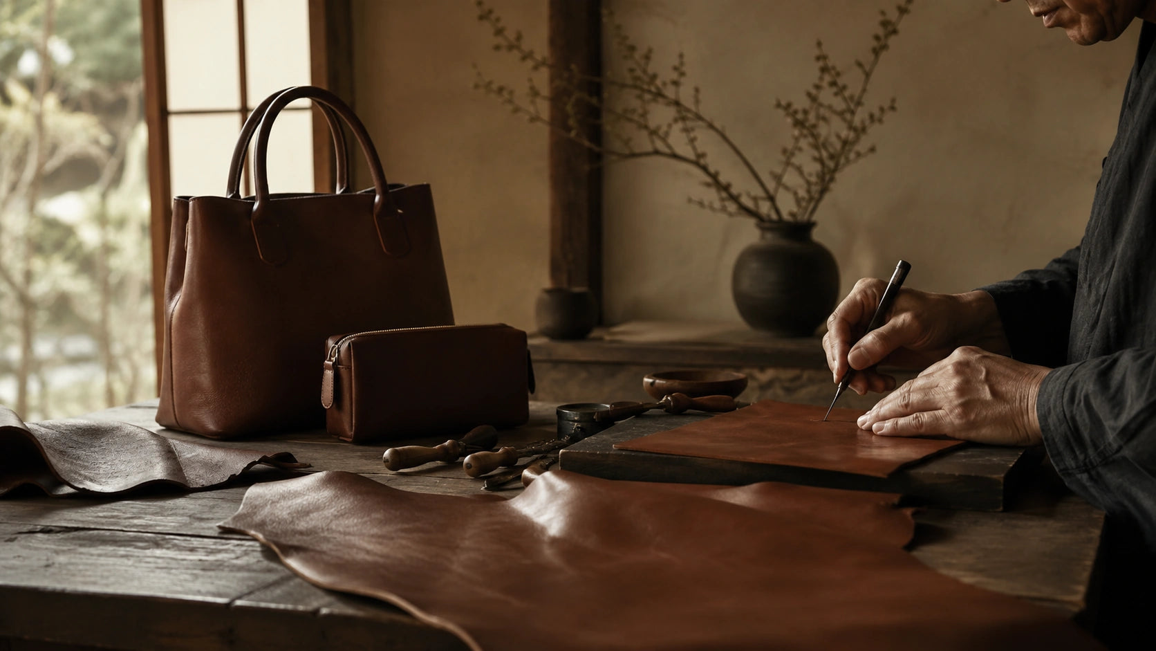 KAGENOWA Japanese leather craftsmanship
